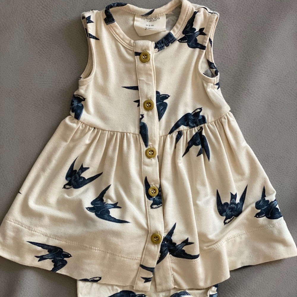 Kate Quinn Dress + Bloomers 0-3mo
